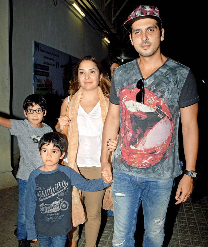 zayed khan's family