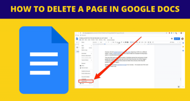 What is Google Docs? | How to delete a Page In Google Docs? 